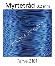 Myrtetråd 0,2 mm farve 3101 lyseblå